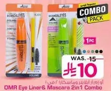 OMR Eye Liner & Mascara 2 in 1 Combo