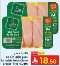 Tanmia Fresh Chicken Breast Fillet 450g