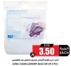 Ultra clean laundry bags set of 2 pcs.