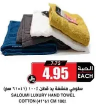 Saloumi luxury hand towel made of 100% cotton (41*61 cm)