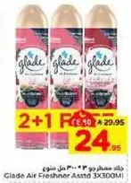 Glade Air Freshener Assorted 3x300ml
