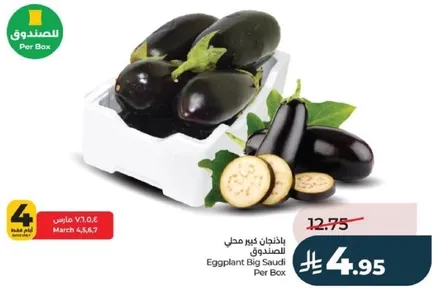 Eggplant Big Saudi Per Box