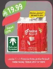 FARM Facial Tissue 2PLY 10*200S