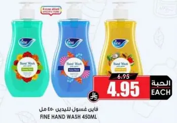Fine Hand Wash 450ml