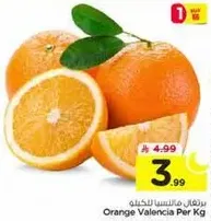 Orange Valencia Per Kg