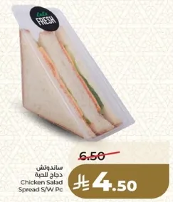 Chicken Salad Spread Sandwich