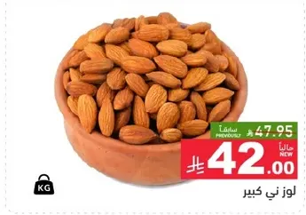 Large almonds in a bowl.