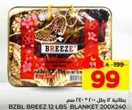 بطانيه بريز، 12 رطل، حجم 200x240 سم.