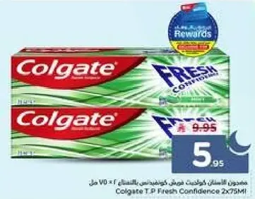 Colgate T.P Fresh Confidence 2x75ML