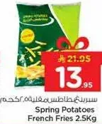 Spring Potatoes French Fries 2.5Kg