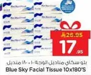 Blue Sky Facial Tissue 10x180'S