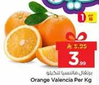 Orange Valencia Per Kg