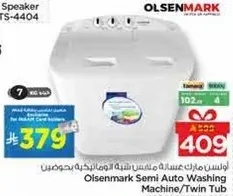 Olsenmark Semi Auto Washing Machine/Twin Tub
