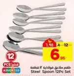 Steel Spoon 12Pc Set