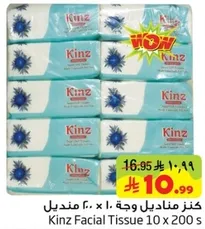 Kinz Facial Tissue 10 x 200s