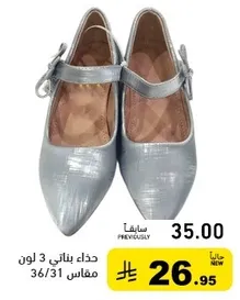 Stylish women's shoes available in three colors.