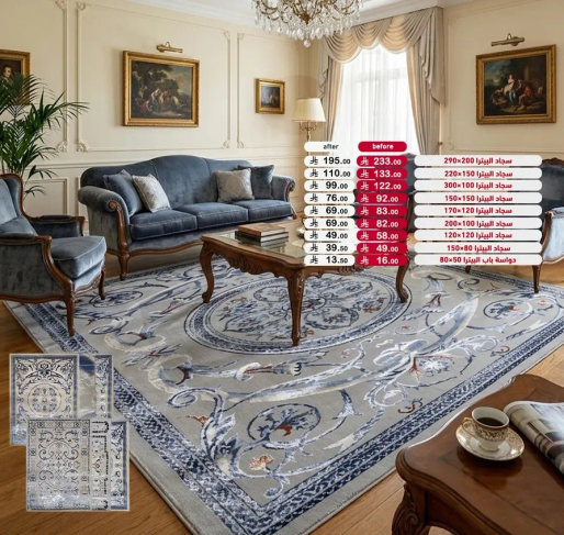 Elegant and stylish rug that enhances the beauty of your living space.