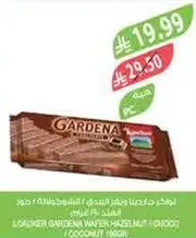 Gardena wafer with hazelnut flavor.