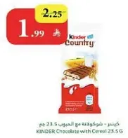 KINDER Chocolate with Cereal 23.5 G