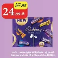 Cadbury Minis Mix Chocolate 400gm