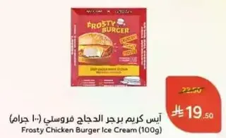 Frosty Chicken Burger Ice Cream (100g)