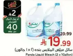 Panda Liquid Bleach (2 x 1 Gallon)