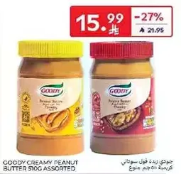 Goody Creamy Peanut Butter 510g Assorted
