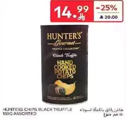 HUNTER'S CHIPS BLACK TRUFFLE 150G ASSORTED