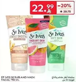 ST IVES SCRUB AND MASK FACIAL 170 ML.