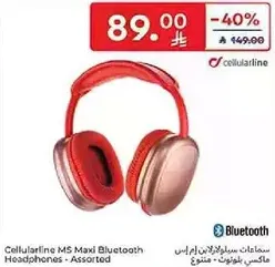 Cellularline MS Maxi Bluetooth Headphones - Assorted