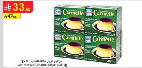 Carmelle Vanilla Flavour Dessert 12x70g