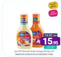 الحديقه الامريكيه صلصه السلطه 473 مل