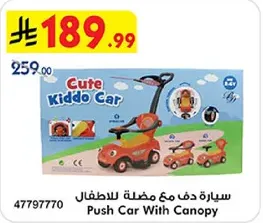 Push Car With Canopy