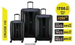Cruise HS 3 pieces set of luggage.
