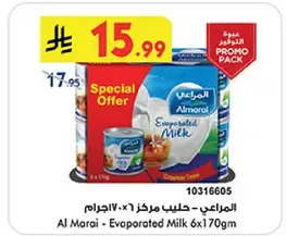 Al Marai - Evaporated Milk 6x170g