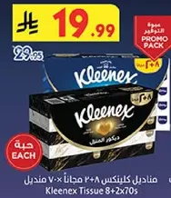 Kleenex Tissue 8+2x70s