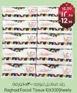 Raghad Facial Tissue 10X300 Sheets