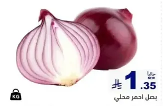 بصل احمر محلي