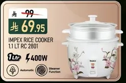 طباخ ارز IMPEX 1.1 لتر RC 2801