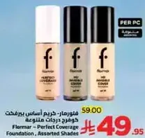Flormar - Perfect Coverage Foundation, Assorted Shades