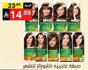 صبغه غارنييه ناشورالز للشعر.