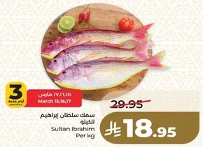 سمك سلطان ابراهيم للكيلو.