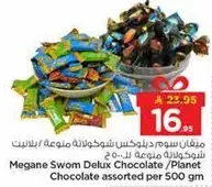 Megane Swom Delux Chocolate/Planet Chocolate assorted per 500 gm