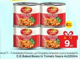 فاصوليا مطبوخه في صلصه الطماطم 4x220 جرام.