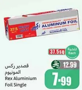 رقايق الالمنيوم ركس مفرده