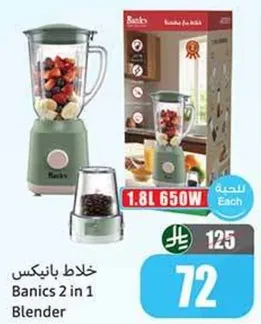Banics 2 in 1 Blender