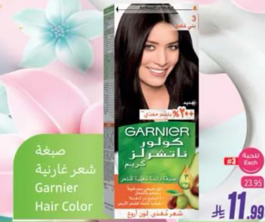 صبغه شعر غارنيه