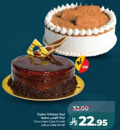 كيكه شنوكلاته صغيره / كيكه اللوتس صغيره