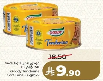 Goody Tenderina Soft Tuna 185g x2