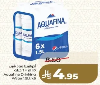 اكوافينا مياه شرب 1.5 لتر × 6
